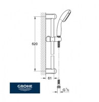 GROHE NEW TEMPESTA CONJUNTO DUCHA